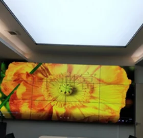 沈阳55寸壁挂液晶拼接屏塑料焊接公司会议室3*4方案