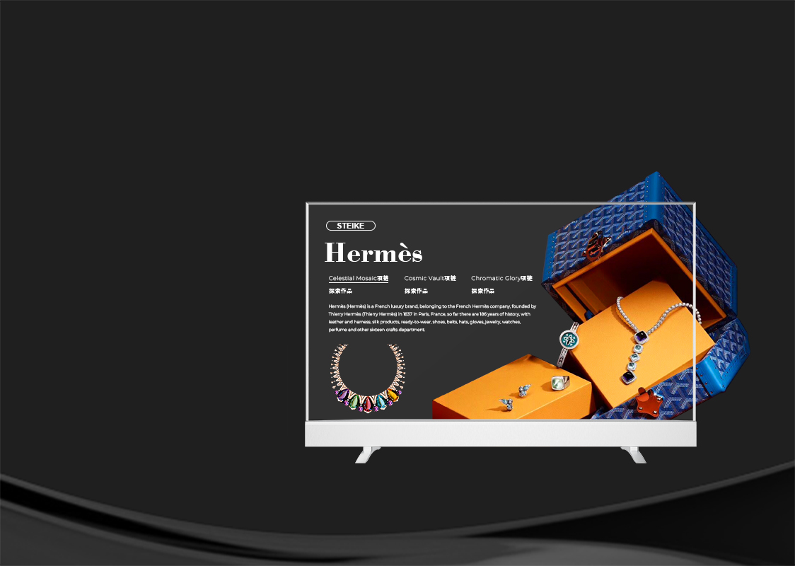 OLED transparent screen