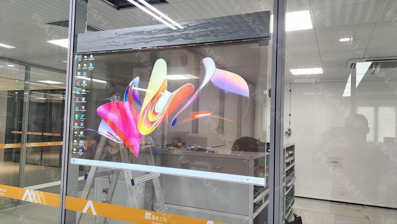 玻璃隔断OLED透明屏