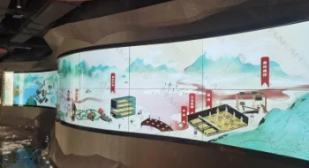 昆明茅台文化体验馆 | 2×10 OLED柔性屏拼接屏