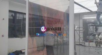吉利展厅 | 透明OLED拼接屏2x2