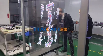 尼伽OLED透明屏闪耀欧洲，开启视觉新纪元