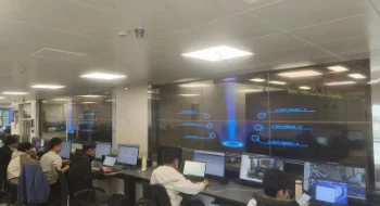 华能集团 | 办公室幕墙OLED透明显示屏