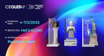 起立科技CEOLED邀您共赴ISE 2025透明显示盛会