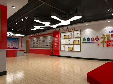 起立科技助力中国福利彩票展厅打造77寸OLED透明屏滑轨屏系统