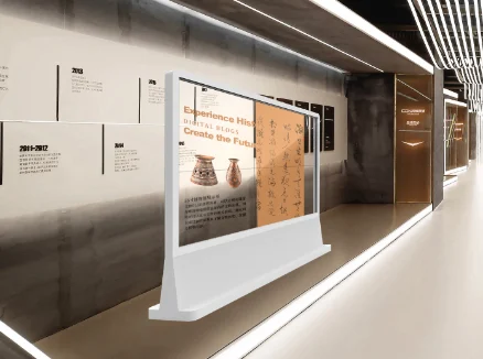 山东传媒大厦展厅 | OLED透明大屏